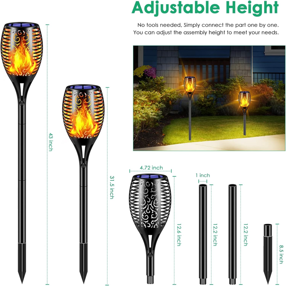 ANTORCHA 🕯️SOLAR 🌞- HAZ TU HOGAR MÁS HERMOSO 🌃 Y AHORRA ENERGÍA 🔌