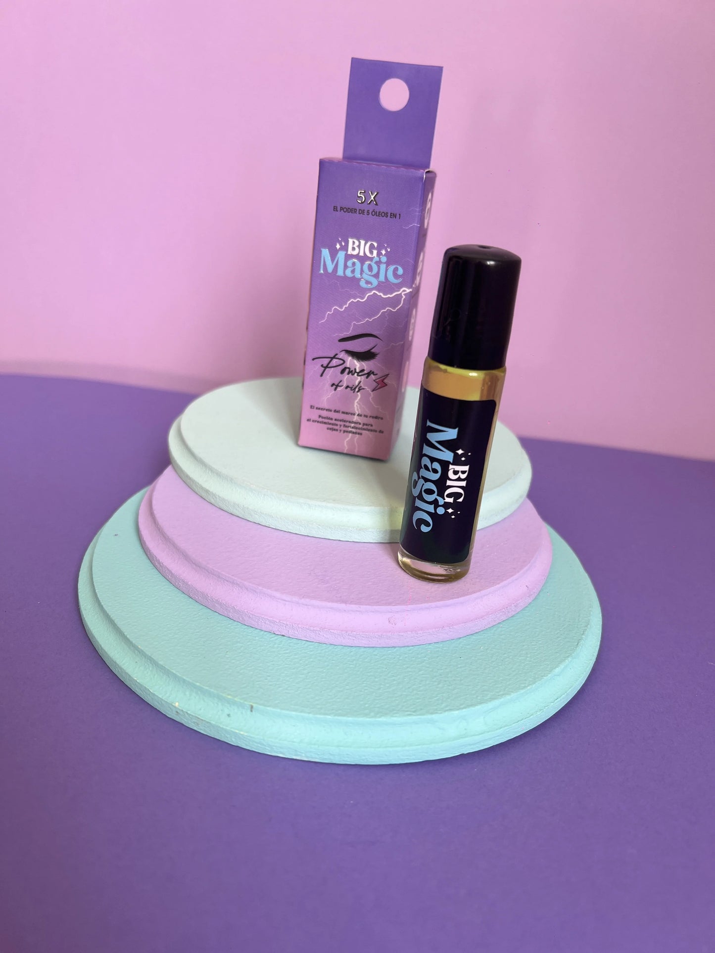 Big Magic - Revitaliza tus cejas y pestañas con aceites naturales