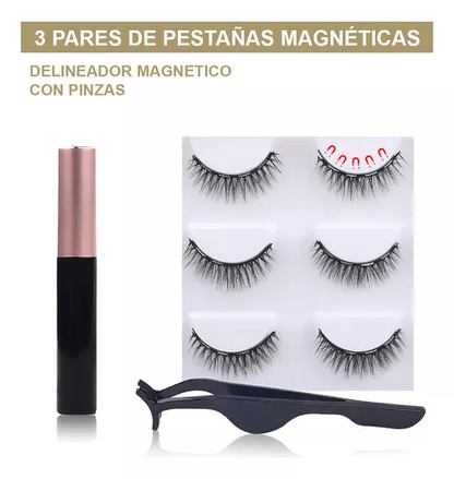 Pestañas Magneticas MagnaLash® 35%  Off - Dale vida a tu mirada y protege tus pestañas naturales