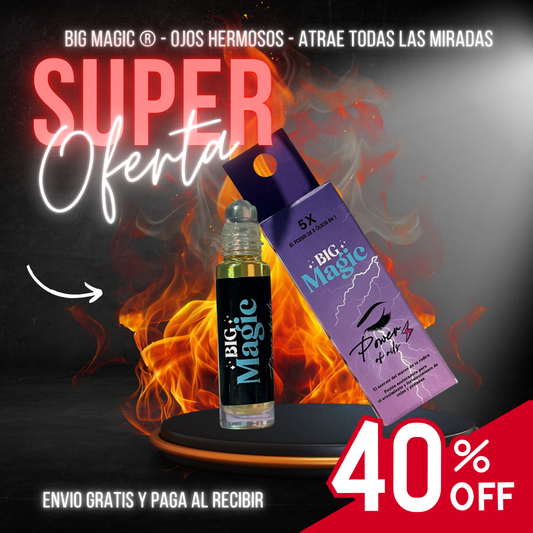 OFERTA!! Big Magic - Pestañas largas y cejas pobladas naturalmente!