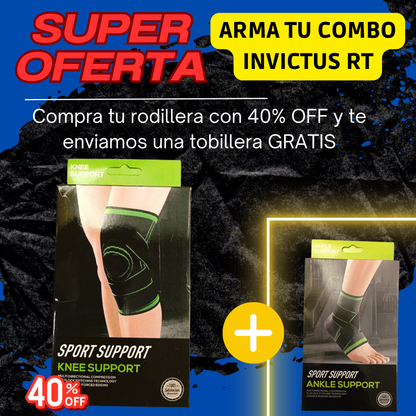 COMBO INVICTUS RT - PROTEGE TUS RODILLAS DEL DOLOR CON ESTA MEGAOFERTA!