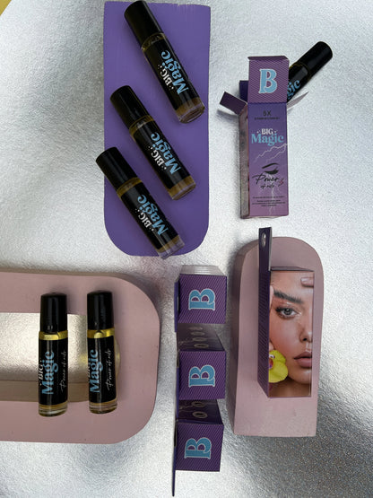 Big Magic - Revitaliza tus cejas y pestañas con aceites naturales
