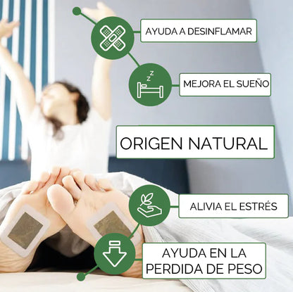 PROMO 60 PARCHES - VITALPIES DETOX® - DESINTOXICA TU CUERPO MIENTRAS DUERMES