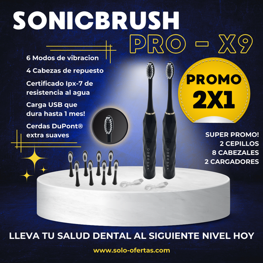 PROMO 2X1 - SONICBRUSH PRO® - OBTEN LA MEJOR SONRISA AL MEJOR PRECIO